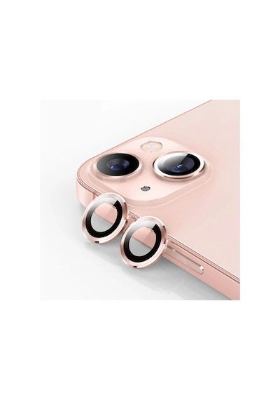 Ally İphone 13 - 13 Mini 3d Metal Çerçeveli Kamera Lens Koruyucu- 5775