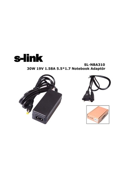 S-Link Sl-Nba310 19V/1.58A Acer Uyumlu Notebook Adaptör 5.5x1.7 Uç