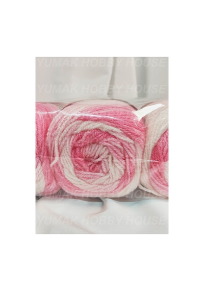 Sweet Baby Batik Ebruli El Örgü İpi 3 Adet - Renk: 321