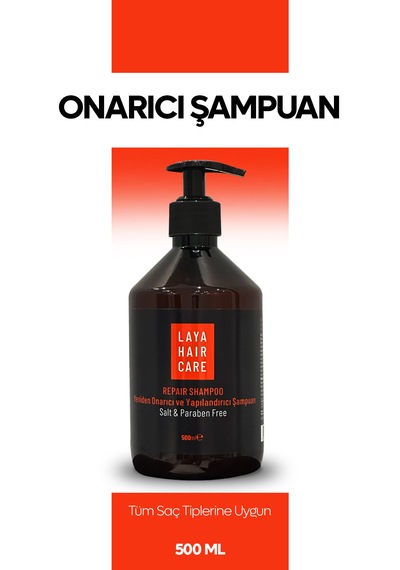 Laya Hair Care Yeniden Onarıcı ve Yapılandırıcı Şampuan 500 ML
