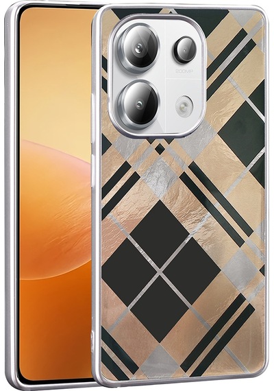 Xiaomi Redmi Note 13 Pro 4g Kılıf Desenli Zore Mep Kapak Geometrik