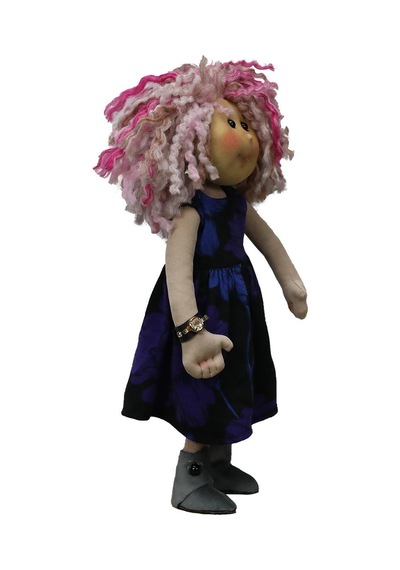 E38 El İşçiliği Kız Çocuğu Dekor Bebek 33 Cm - 6027