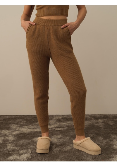 Camel Lüks Pamuk Dokulu Regular Fit Pantolon 850955