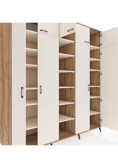 Kronos Dolap 18 Raflı 9 Kapaklı 220x59x243 Çam-aytaşı/aytaşı Çok Renkli Kronos Dolap 18 Raflı 9 Kapaklı 220x59x243 Çam-aytaşı/aytaşı Çok Renkli
