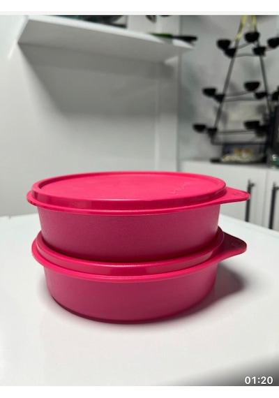 Tupperware Bombom 500 Ml Fuşta 2 Li Pembe