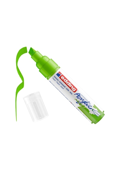 Edding 5000 Akrilik Marker Kalem 5-10 Mm Kesik Uç 927 Sarı Yeşil