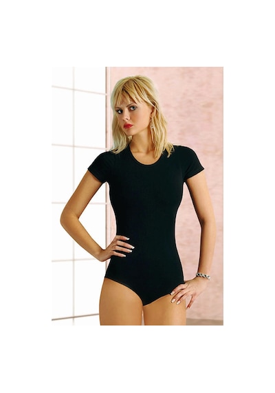 Fevien Likralı Kısa Kol Body 4057 Beyaz