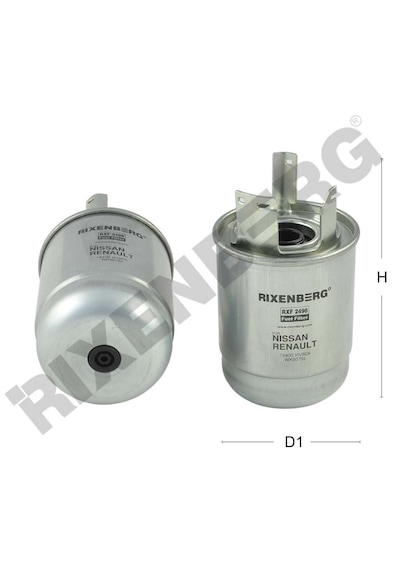 Rxf 2498 Fıltre Mazot Nıssan Qasqhaı Iı 1.5dcı-1.7dcı 16400hv80a