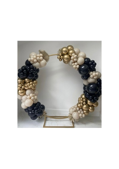 Krom Gold Gece Mavisi Ve Deniz Kumu Balon Zinciri 100 Adet Mix