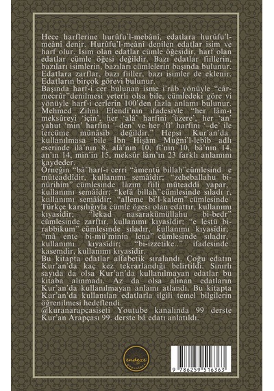 Kuran Arapçası Edatlar