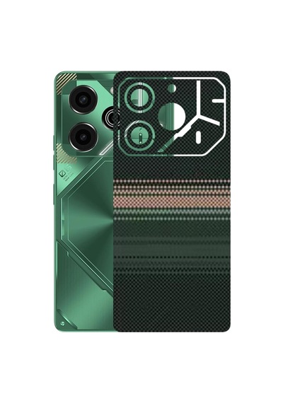 Kapps Tecno Pova 6 Pro İle Uyumlu Rainbow Serisi Premium Arka Kapak Kaplama Kenarlar Yoktur 79321213