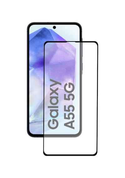Samsung Galaxy Uyumlu A55 Tam Kaplayan Temperli Ekran Koruyucu Cam
