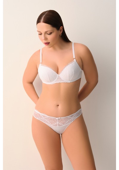 Suwen Lace Deluxe Dantelli String Külot Sw4054101 Beyaz