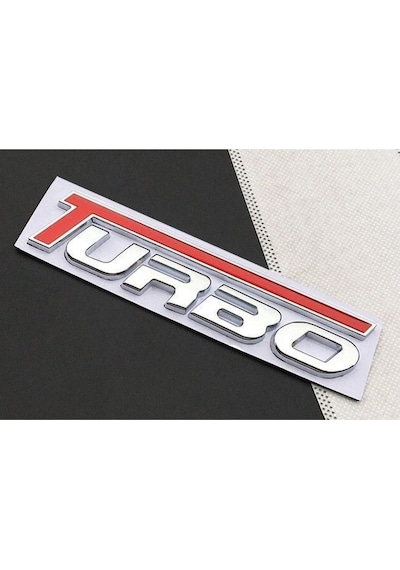 Turbo Krom Kırmızı Bagaj Yazısı 3m 3d Abs Rover 400