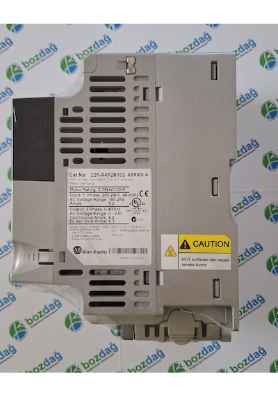Allen-bradley Power Flex 4m 22f-a4p2n103 0.75kw Sürücü 0.75 Kw 4,5 A Mono Phase Control Inverter Allen-bradley Power Flex 4m 22f-a4p2n103 0.75kw Sürücü 0.75 Kw 4,5 A Mono Phase Control Inverter