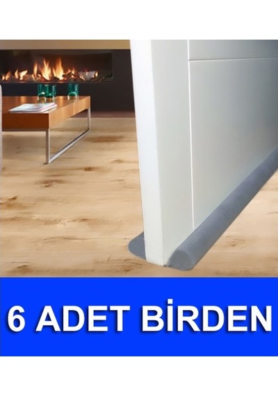 6 Adet Çift Taraflı Kapı Altı Rüzgar Önleyici Izolasyon Tozluk