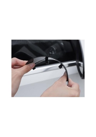 Jetfast Araba Ayna Yağmur Koruyucu Siper Karbon Desenli Oto Aksesuar Sağ Ve Sol Ayna 1 Çift