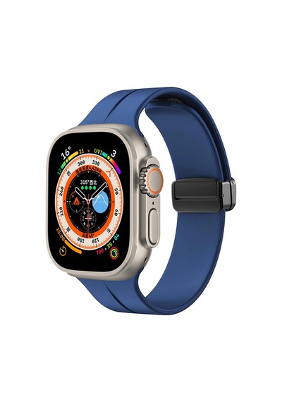 Kilifone -  Apple Uyumlu  Watch  Ultra 49mm - Kordon Silikon Kordon Krd-84