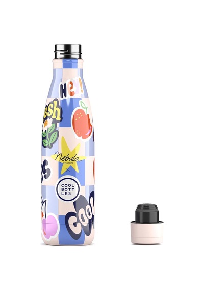 Cool Bottles The Bolttle Sticker Fever Termos Matara 500 Ml Çok Renkli