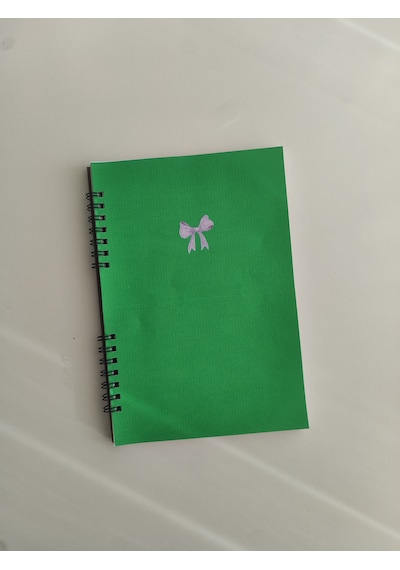 Çizgisiz Defter, Not Defteri, Okul Defteri Yeşil