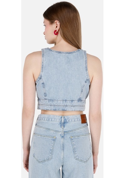Colin's Colins Dar Kesim Mavi Kadın Büstiyer Cl1069617 Q1.v1 Dn43478 Denim