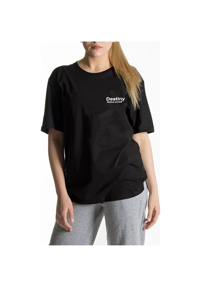 Startmore Unisex Rahat Kesim Los Angeles Oversize T-shirt Siyah