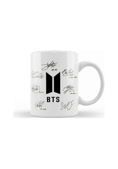 Bts Ve İmzalar Kupa Bardak Porselen Karışık