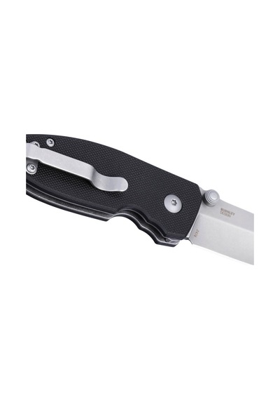 Crkt Squid Xm Button Lock G10 Black Kamp Çakı Siyah