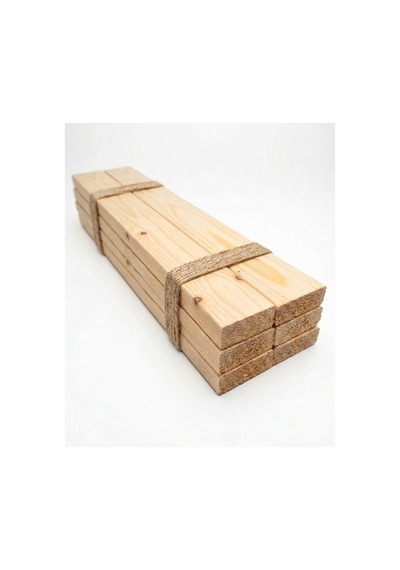 Taşra Hobi Çıtası 3.5x8.2x50 Cm 6 Lı Paket Ham Natürel Ladin Ağacı