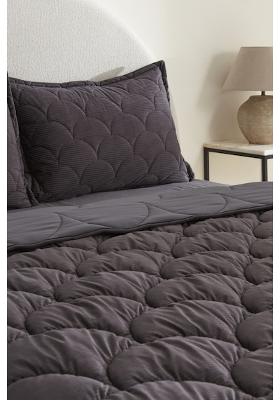 Karaca Home Cowrie Çift Kişiilk Luxury Comfort Set Antrasit