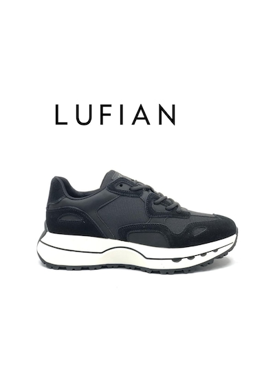 Lufian 111230268 Graham Sneaker Erkek Deri Ayakkabı Siyah