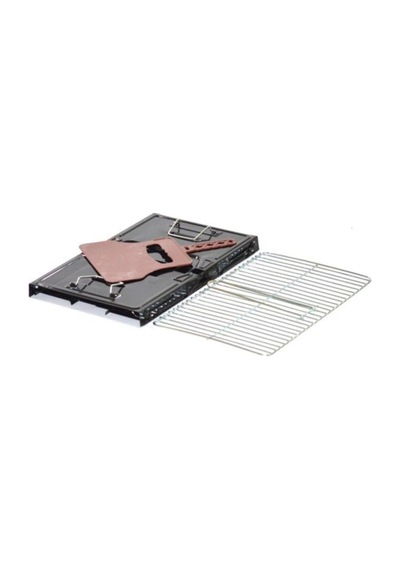 Tr Katlanabilir Portatif Mangal, Siyah Metal, 30 Cm Izgara, Kamp Ve Piknik İçin Diğer