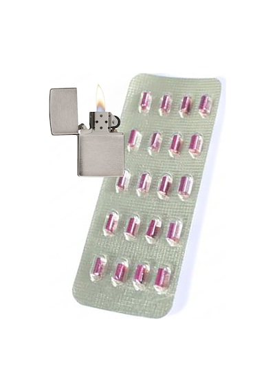 Çakmak Taşı Zippo Taşı Tüm Çakmaklar İle Uyumlu Çakmak Taşı 40 Adet Bordo