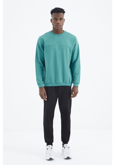 Tommy Life Keith Deniz Yeşili - Siyah Basic Erkek Eşofman Takım - 85231 Yeşil - Siyah