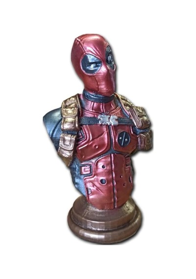 Polyester Deadpool Figür Büyük 187 Dekoratif Obje 18 Cm