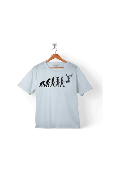 Evolution Human Evrim İnsan Maymun Basketbol Çocuk Tişört 001
