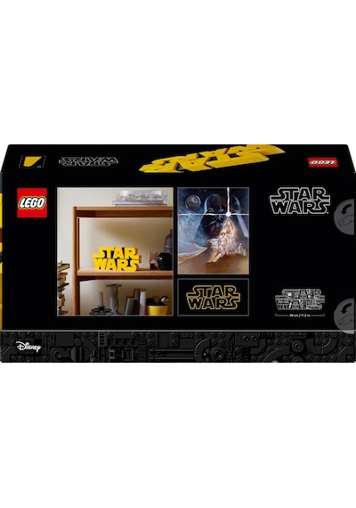 LEGO® Star Wars™ Parçalarla Yapılan Star Wars Logosu 75407 - Yetişkinler için İnşa Edilebilen Dekoratif Model Yapım Seti (700 Parça)