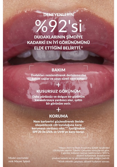 Avon Peptit Serum Lip Gloss Mauve Splash