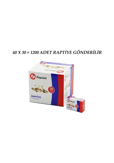 1200 Adet Metal Raptiye 40pcs X 30 5545