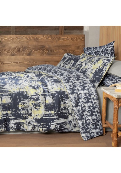 Galiya King Size Battal Boy %100 Pamuk Flanel Pazen Nevresim Takımı Bej Bej