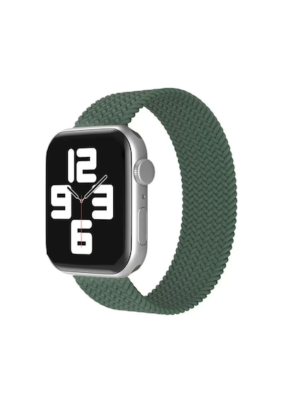Newface Apple Watch 38mm Ayarlı Solo Silikon Kordon - Haki Yeşil Diğer