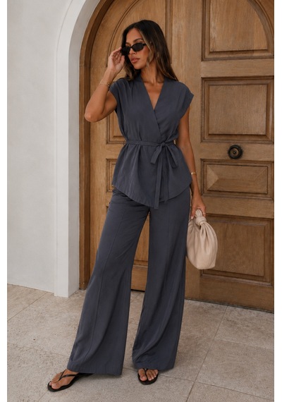 Seeh Füme Basic Yelek Pantolon Takım Sh241 Standart