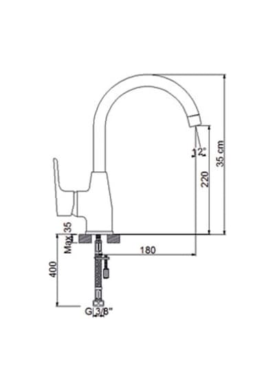 Newarc 921531W Loft Eviye Bataryası Beyaz