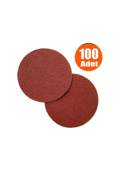 Ugr 100 Adet Cırt Zımpara 125 Mm Spiral Taşlama 120 Kum