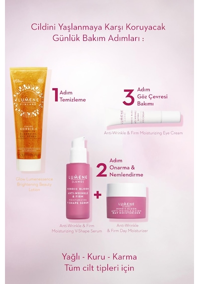 Lumene Sıkılaştırıcı & Yüz Ovali Şekillendirici Serum 30 ML