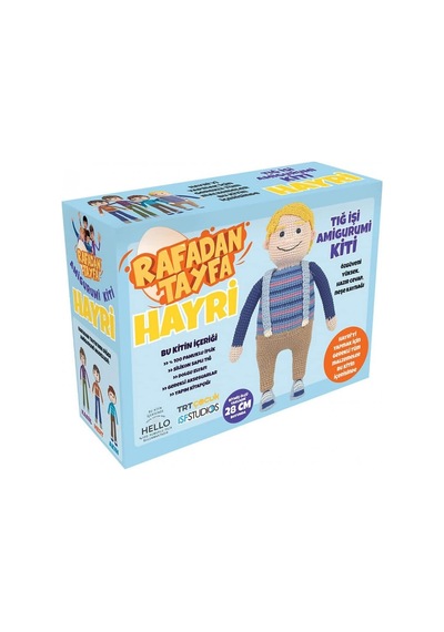 Sevimli Tığ İşi Amigurumi Kiti Rafadan Tayfa Hayri