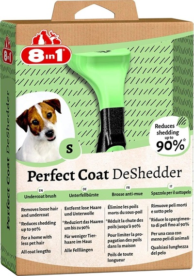 8in1 Perfect Coat Deshedder Tüy Toplayıcı Köpek Tarağı S