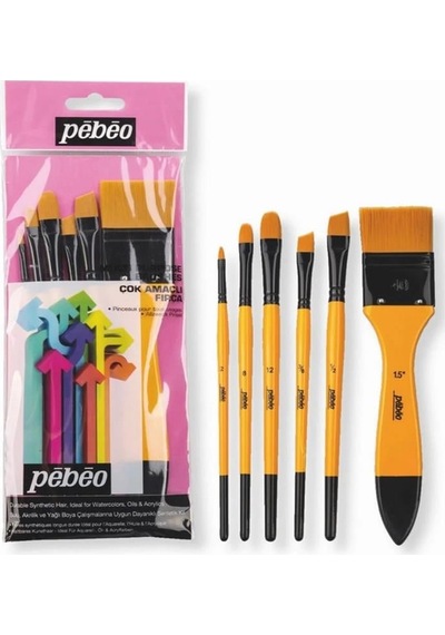 Pebeo Çok Amaçlı Fırça Seti - Set 8