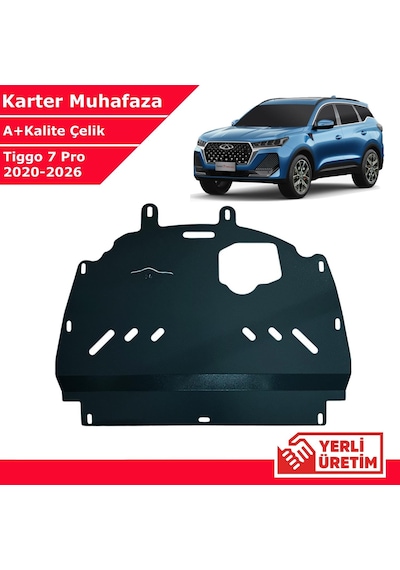 Chery Tiggo 7 Pro 2020-2026 Çelik Karter Muhafaza Çelik Koruma Sacı 1. Kalite Yerli Üretim