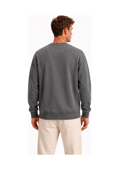 Bad Bear Outlands Crewneck Man Asphalt Sweatshırt 26.02.12.012-c118 Gri